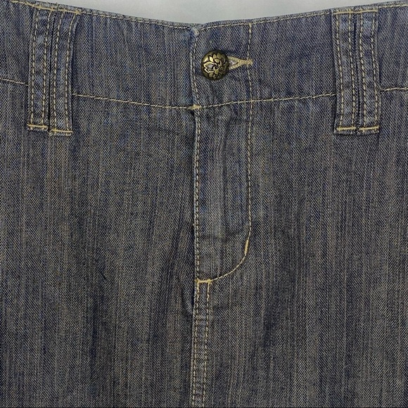 BCBGENERATION Women’s Jean Mini Skirt w/Pockets 31 Charcoal Gray Denim Casual - Picture 3 of 14